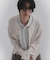 ハリヌキケーブルニットカーディガン