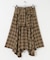 ノットデザインチェックスカート