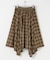ノットデザインチェックスカート