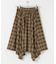 ノットデザインチェックスカート