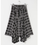 ノットデザインチェックスカート