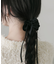 ベロアリボンヘアカフ