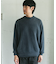 メランジシャギー クルーネックニット