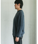 メランジシャギー クルーネックニット