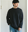 メランジシャギー クルーネックニット