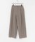 ウールブレンドチェックワイドパンツ