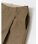 ウールブレンドチェックワイドパンツ