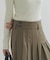 ラッププリーツスカート