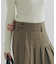 ラッププリーツスカート