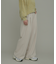 裏起毛イージーワイドパンツ