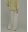 裏起毛イージーワイドパンツ