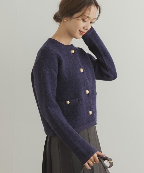 スノーピーク アーバンリサーチ カーディガン ノーカラー アーバンリサーチ ドアーズ URBAN RESEARCH DOORS ノーカラーニット