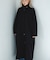 ステンカラーコクーンロングコート