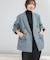 ウールツィードオーバージャケット