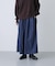 デニムタックワイドパンツ