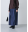 デニムタックワイドパンツ