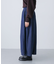 デニムタックワイドパンツ