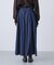 デニムタックワイドパンツ