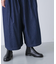 デニムタックワイドパンツ