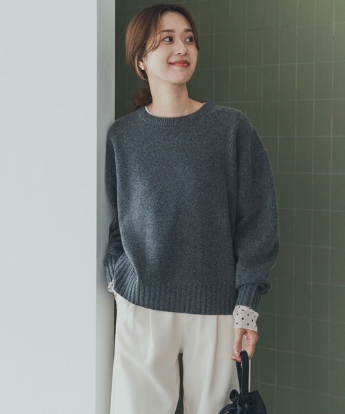 ハミルトンウールクルーワイドプルオーバー｜アーバンリサーチの通販