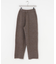 new basic　CASHMERE SILK MOULINE LONGPANTS