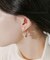 ミニパールボリュームイヤリング