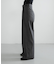 ウールブレンドワイドストレートパンツ