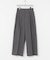 ウールブレンドワイドストレートパンツ