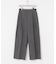 ウールブレンドワイドストレートパンツ
