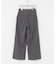 ウールブレンドワイドストレートパンツ