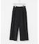 ウールブレンドワイドストレートパンツ