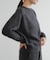 new basic　CASHMERE SILK MOULINE CREW-NECK KNIT