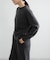 new basic　CASHMERE SILK MOULINE CREW-NECK KNIT