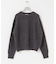 new basic　CASHMERE SILK MOULINE CREW-NECK KNIT