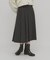 プリーツミディスカート
