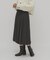 プリーツミディスカート