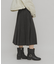 プリーツミディスカート