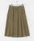 プリーツミディスカート