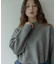 『WEB限定』モックネックニット×スカートセットアップ