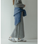 『WEB限定』モックネックニット×スカートセットアップ