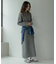 『WEB限定』モックネックニット×スカートセットアップ