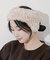 ファーフラップヘアバンド