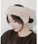 ファーフラップヘアバンド