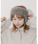ファーフラップヘアバンド