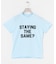 Teya　Flock Letter T-shirts