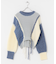 パッチワークセーター
