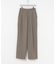 new basic　WOOL TWILL SLACKS PANTS