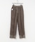 new basic　WOOL TWILL SLACKS PANTS