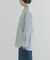 ダブルボタンコットンヴィスコースシャツ