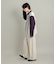 ストライプZIPニットシャツ